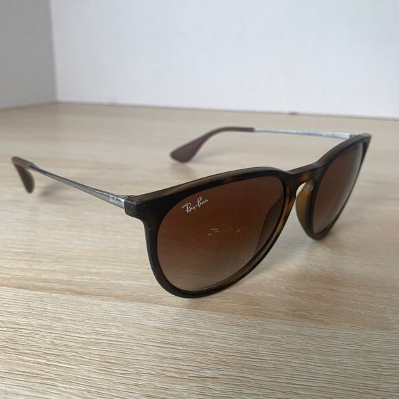 Ray-Ban RB4171 Erika 865/13 Sunglasses Tortoise Shell Gradient Brown 54-18-145 - Picture 1 of 10